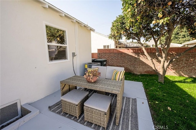 view of patio