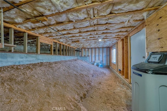 interior space featuring washer / clothes dryer