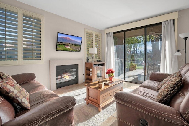 view of living room