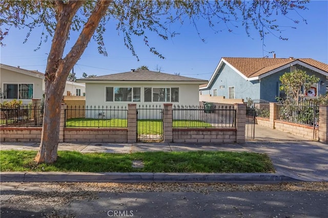 view of front of home