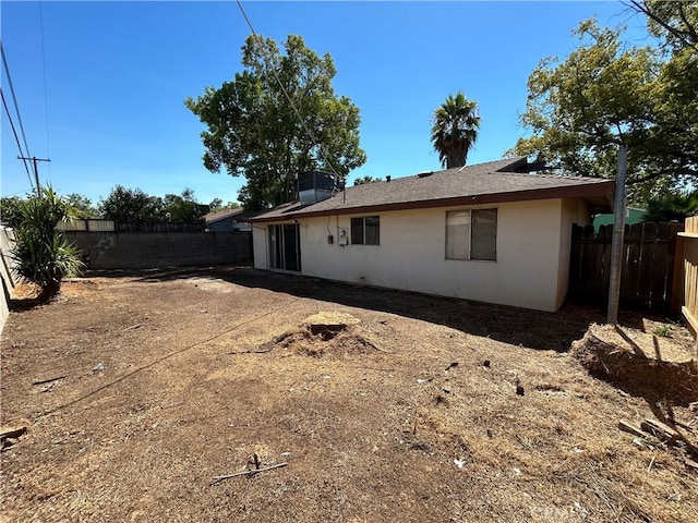 view of back of property