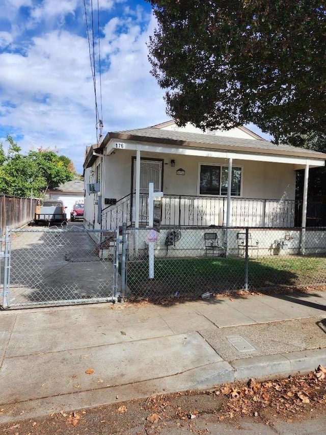 bungalow-style home featuring a porch