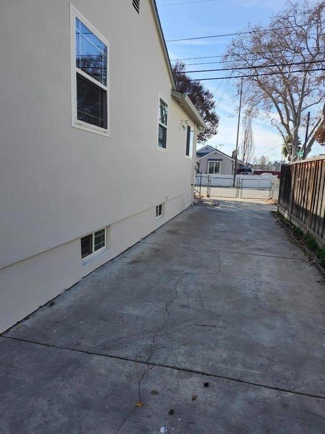 view of home's exterior featuring a patio area