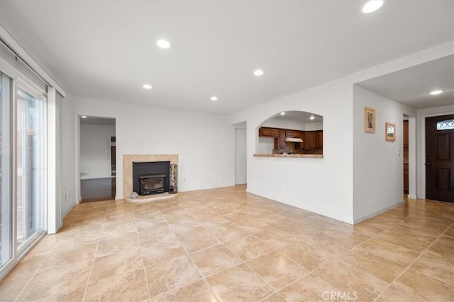 view of unfurnished living room