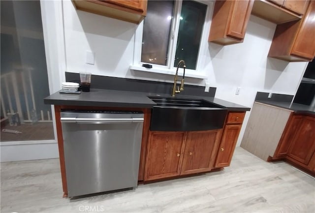 kitchen with dishwasher and sink