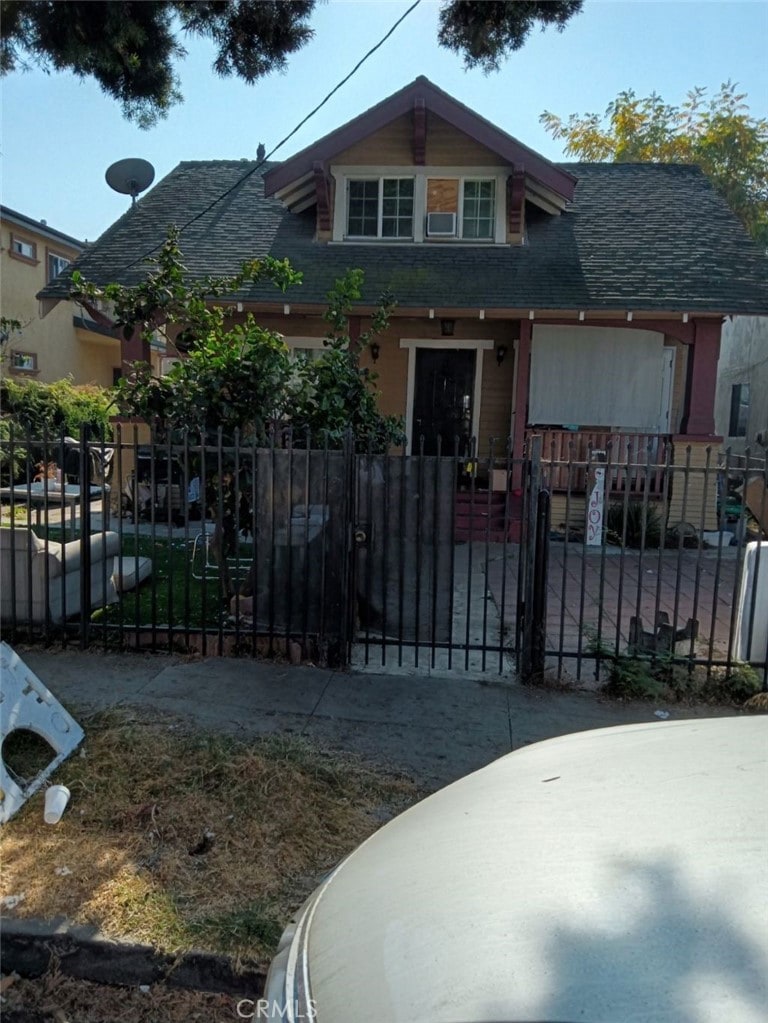 view of front of home