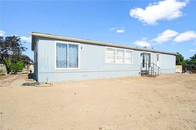 view of rear view of property