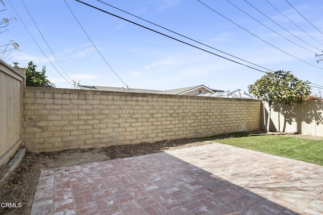 view of patio