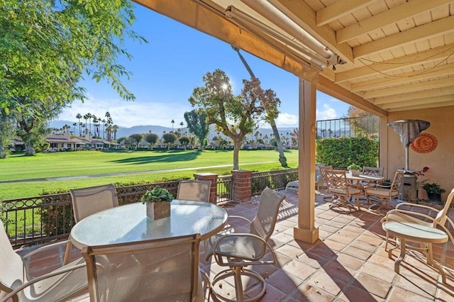 view of patio