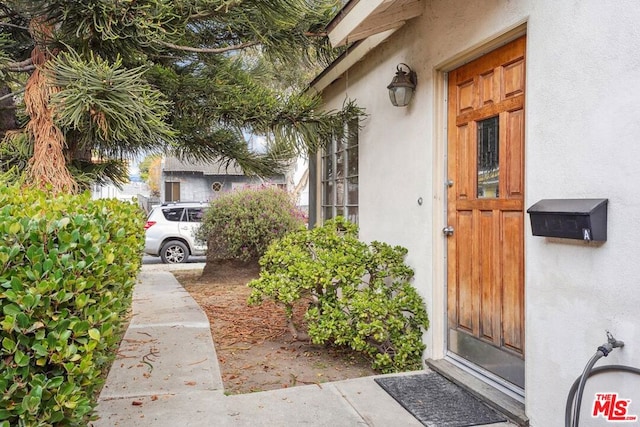 view of entrance to property