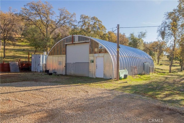 view of outbuilding