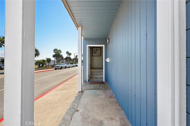 view of exterior entry