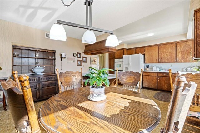 view of dining room