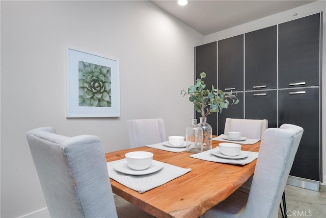 view of dining area