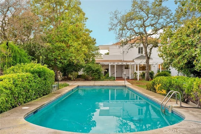 view of pool