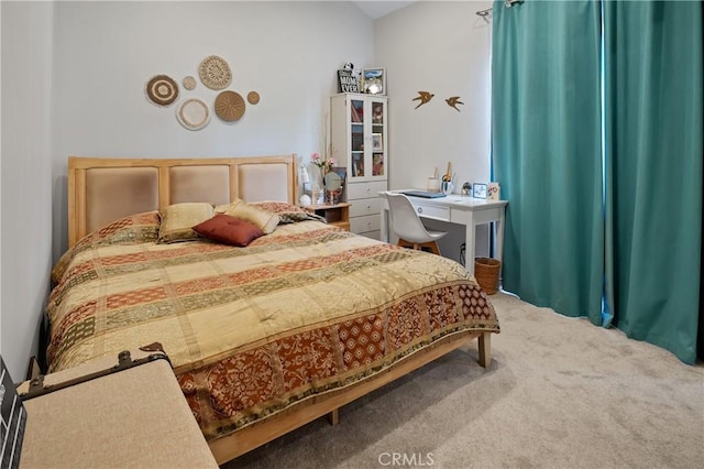 bedroom featuring carpet flooring