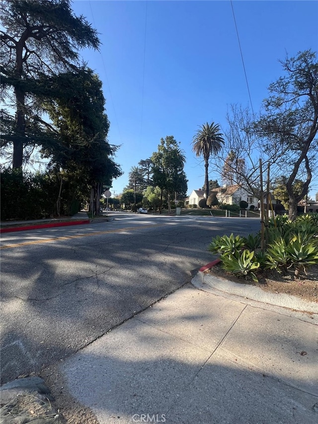 view of road