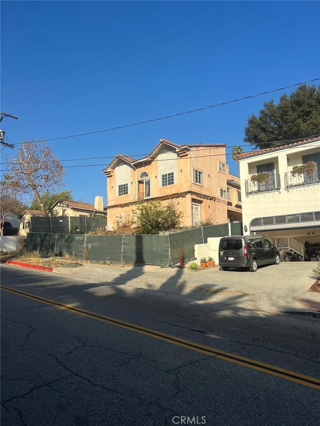 view of front of home