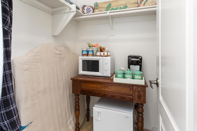 view of laundry area