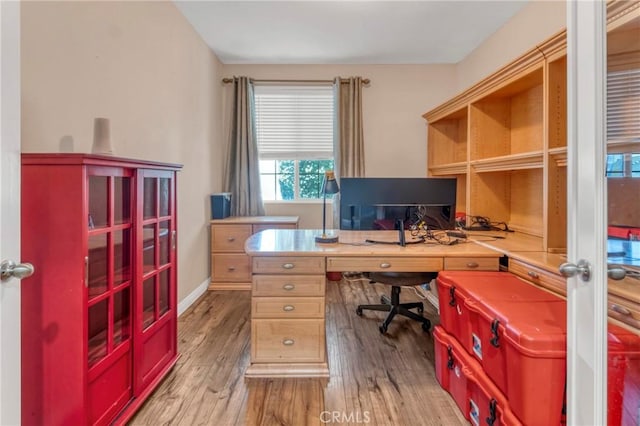44620 Painted Desert St, Lancaster, CA 93536 - office space featuring baseboards and wood finished floors