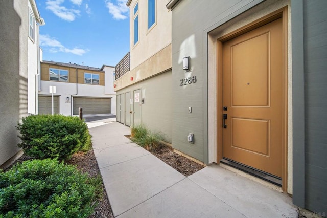 view of entrance to property