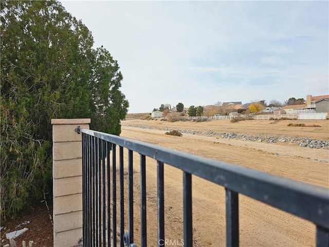 balcony featuring a rural view