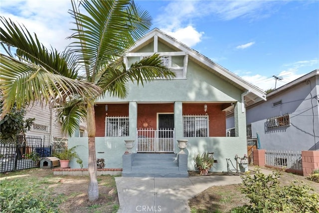 view of bungalow-style house