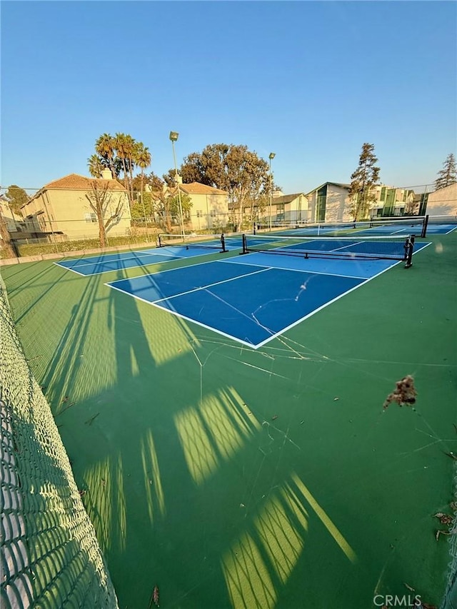 view of sport court