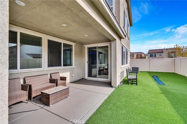 24469 Paxton Ln, Lake Elsinore, CA 92532 - view of patio / terrace featuring an outdoor living space