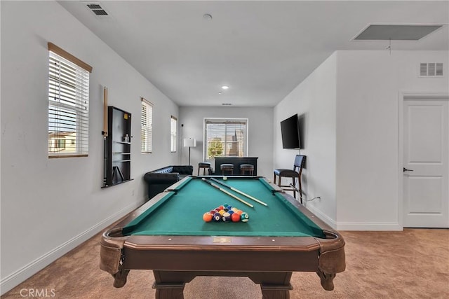 24469 Paxton Ln, Lake Elsinore, CA 92532 - rec room featuring carpet floors and pool table