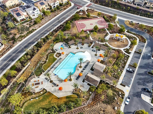 24469 Paxton Ln, Lake Elsinore, CA 92532 - aerial view of a pool area
