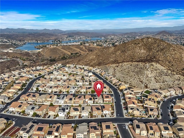 24469 Paxton Ln, Lake Elsinore, CA 92532 - view of property location featuring a water and mountain view and nearby suburban area