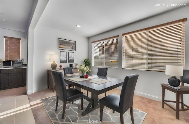 24469 Paxton Ln, Lake Elsinore, CA 92532 - dining space featuring baseboards and recessed lighting