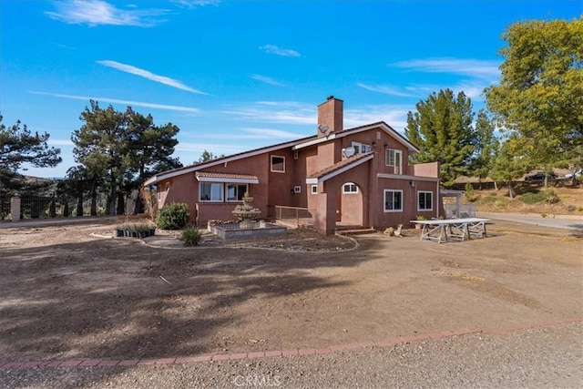 view of back of property