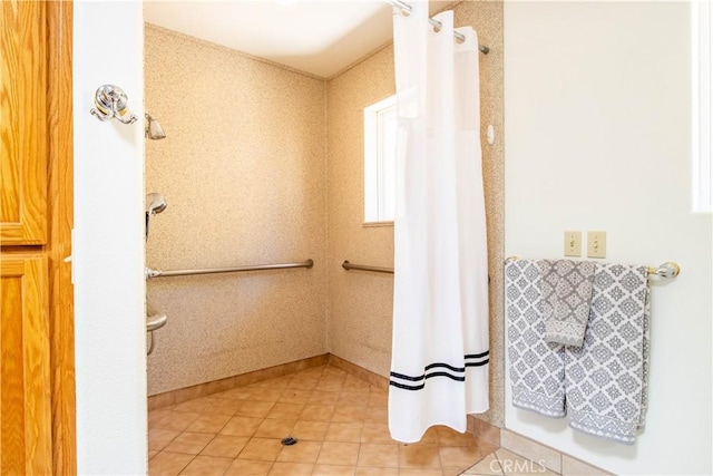 bathroom featuring tile patterned floors