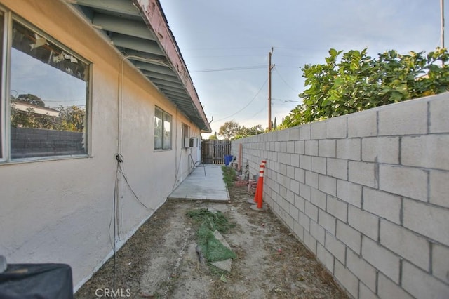 view of side of property