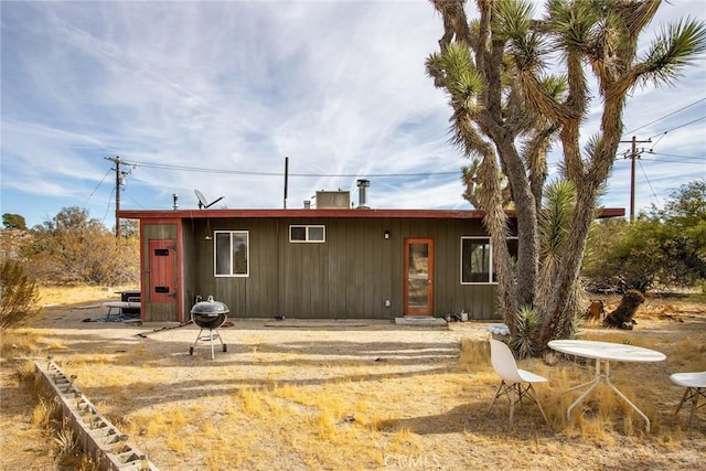 view of rear view of property