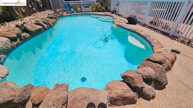 view of pool