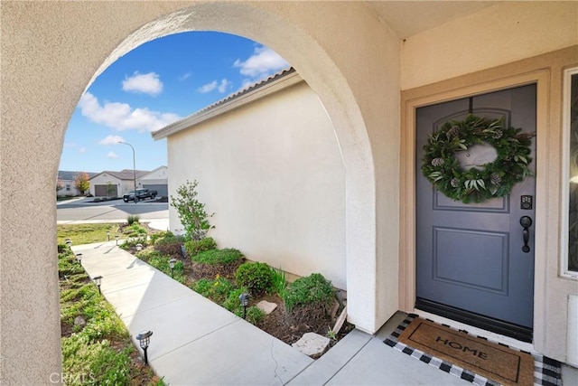 view of entrance to property