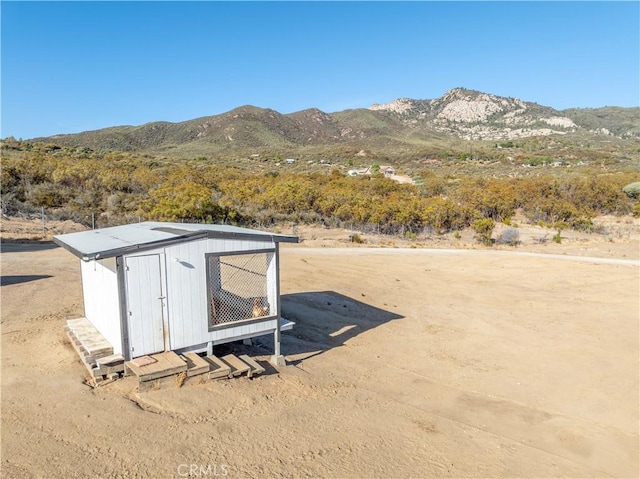 51490 Forest Boundry Rd, Anza, CA 92539 - view of outbuilding featuring a mountain view