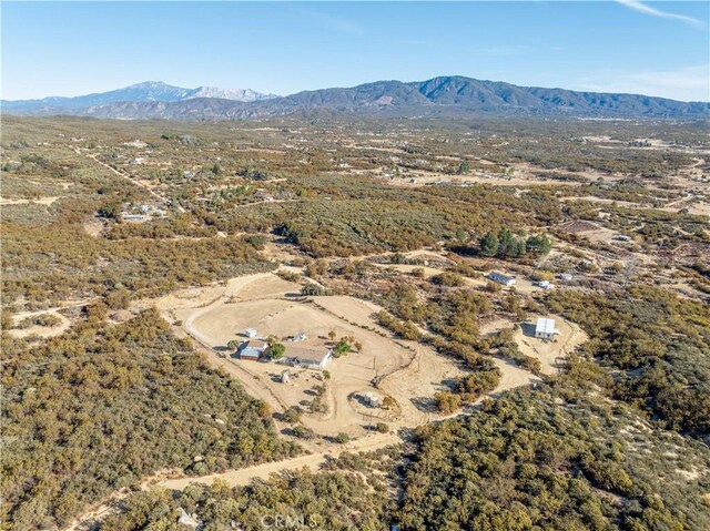 51490 Forest Boundry Rd, Anza, CA 92539 - aerial view featuring a mountain view