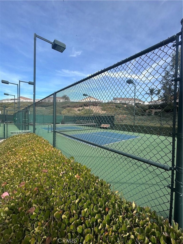 view of sport court