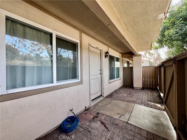 exterior space with a patio area