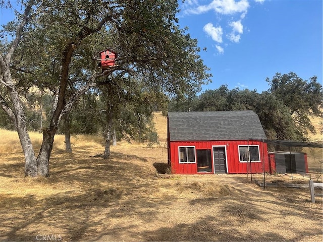 view of outbuilding