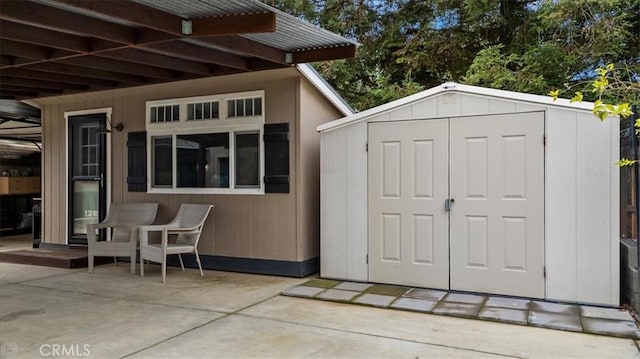 view of outbuilding