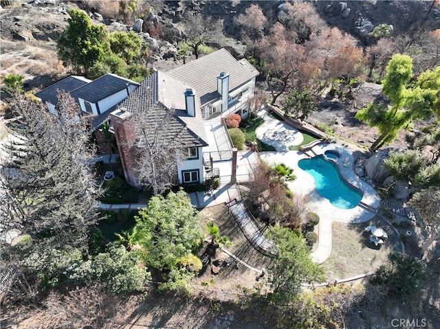 6966 Ranch View Rd, Riverside, CA 92506 - view of subject property featuring a pool area