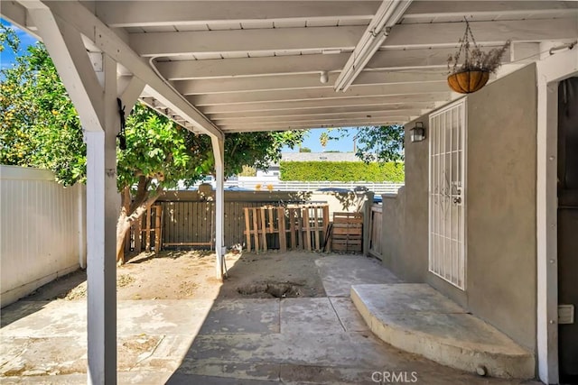 view of patio