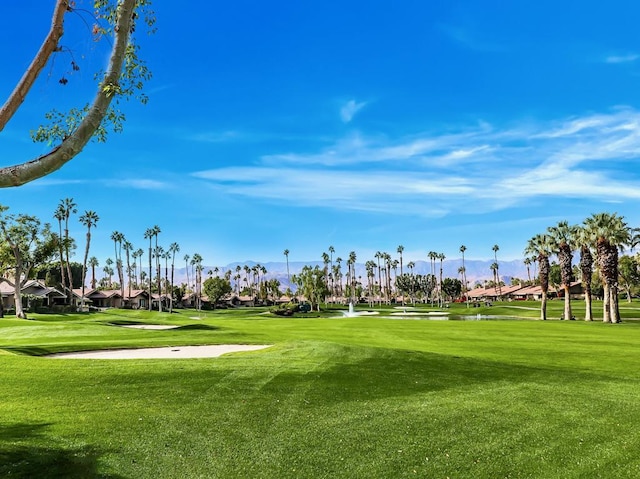 view of home's community featuring a lawn