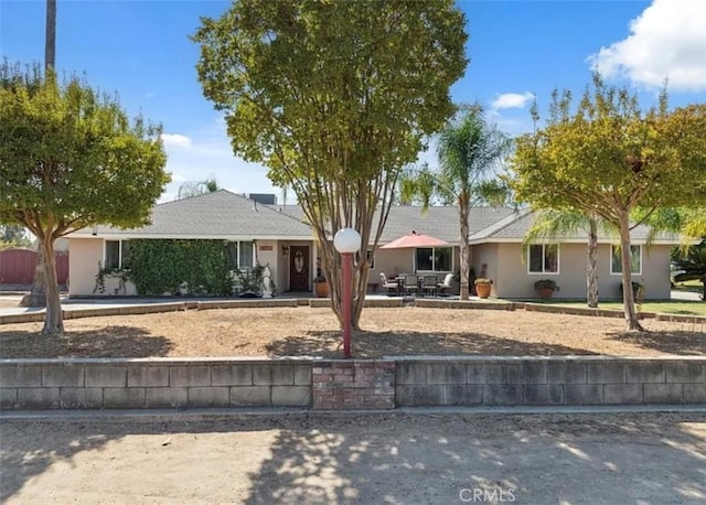 view of ranch-style home