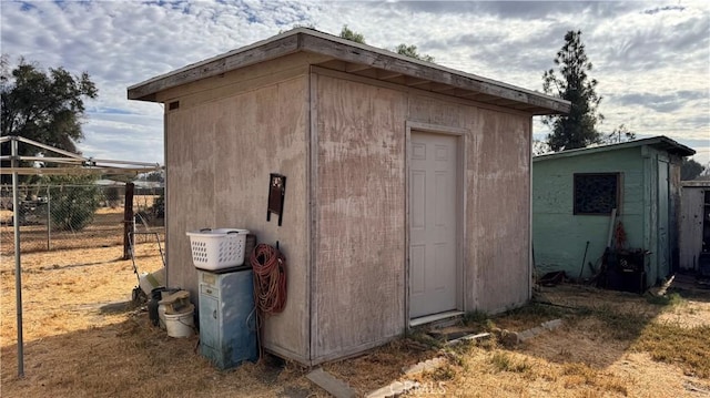 view of outbuilding